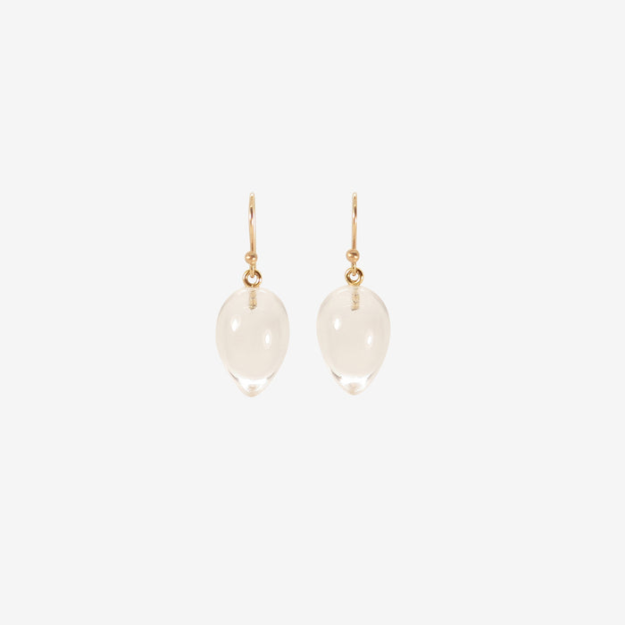TED MUEHLING 14K & CLEAR CRYSTAL ACORNS