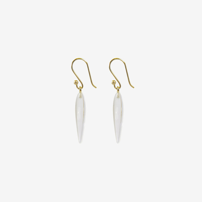 TED MUEHLING 14K & CLEAR CRYSTAL RICE