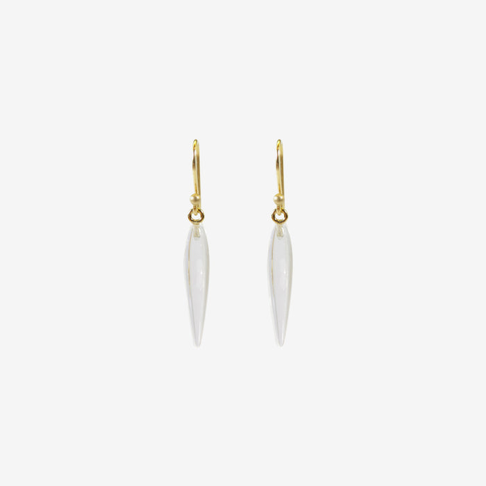 TED MUEHLING 14K & CLEAR CRYSTAL RICE