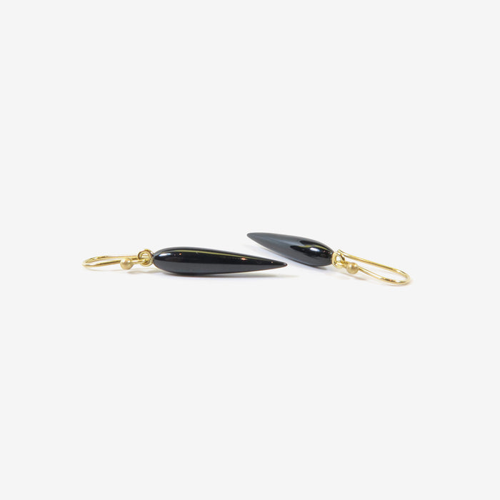 TED MUEHLING 14K & HEMATITE RICE