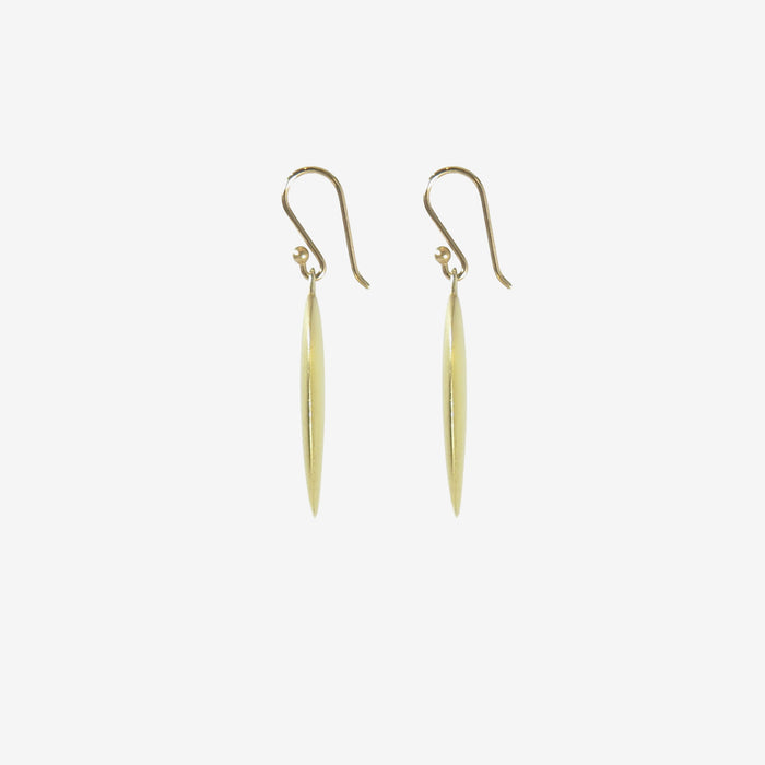TED MUEHLING 18K GREEN GOLD PLATED LARGE CHIPS