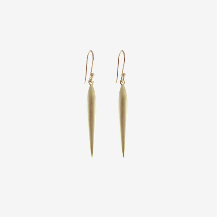 TED MUEHLING 18K GREEN GOLD PLATED LARGE RICE