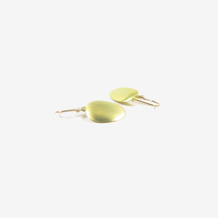 TED MUEHLING 18K GREEN GOLD PLATED SMALL CHIPS