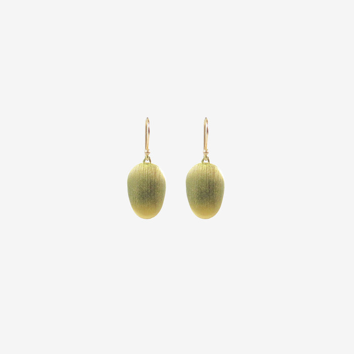 TED MUEHLING 18K GREEN GOLD PLATED SMALL CHIPS