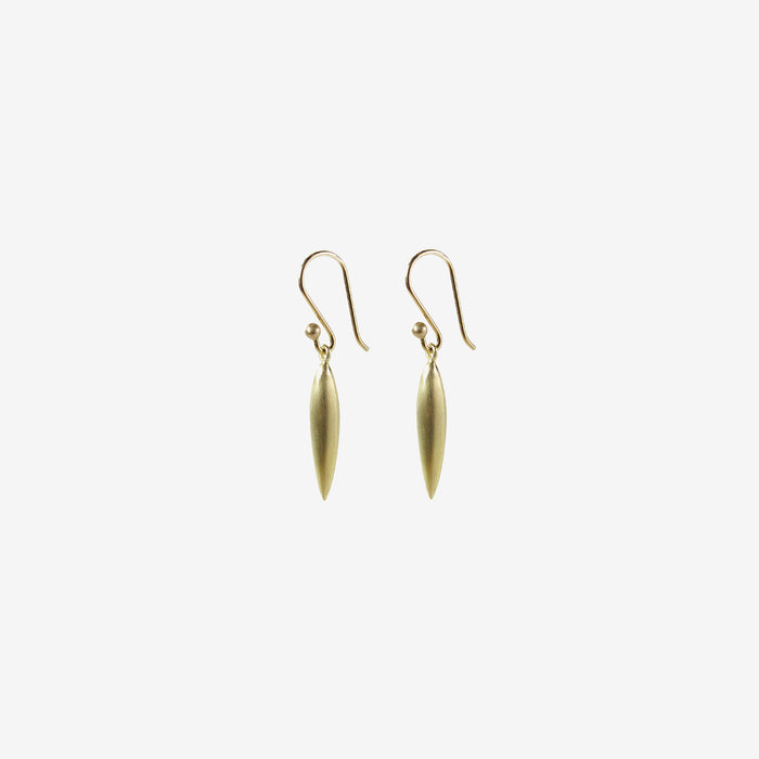 TED MUEHLING 18K GREEN GOLD PLATED SMALL RICE