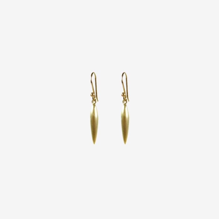 TED MUEHLING 18K GREEN GOLD PLATED SMALL RICE