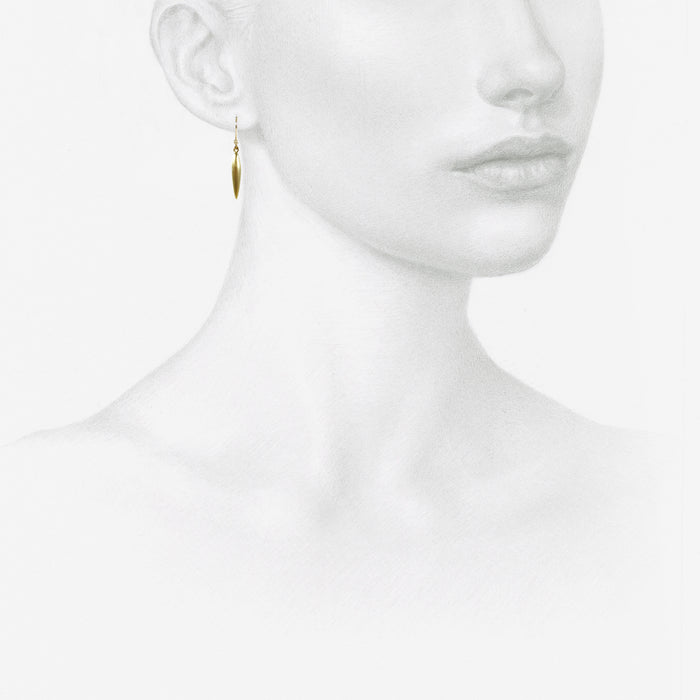 TED MUEHLING 18K GREEN GOLD PLATED SMALL RICE