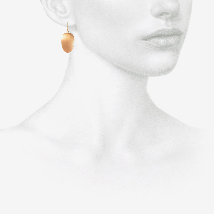 TED MUEHLING 18K PINK GOLD PLATED LARGE CHIPS