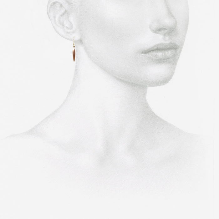 TED MUEHLING 18K PINK GOLD PLATED SMALL RICE