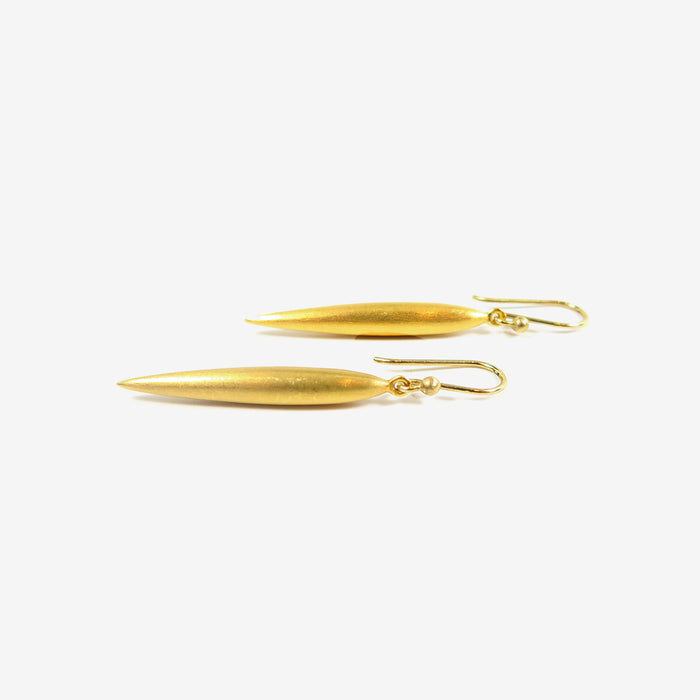TED MUEHLING 24K GOLD PLATED LARGE RICE