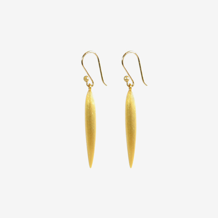 TED MUEHLING 24K GOLD PLATED LARGE RICE