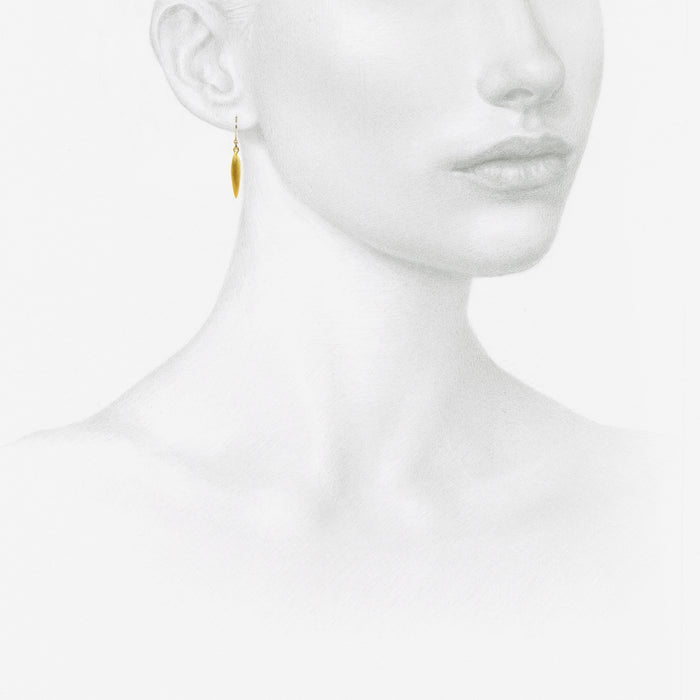 TED MUEHLING 24K YELLOW GOLD PLATED SMALL RICE