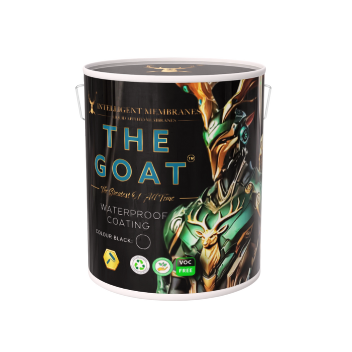 The Goat flexible waterproof coating paint 18kg roller applied