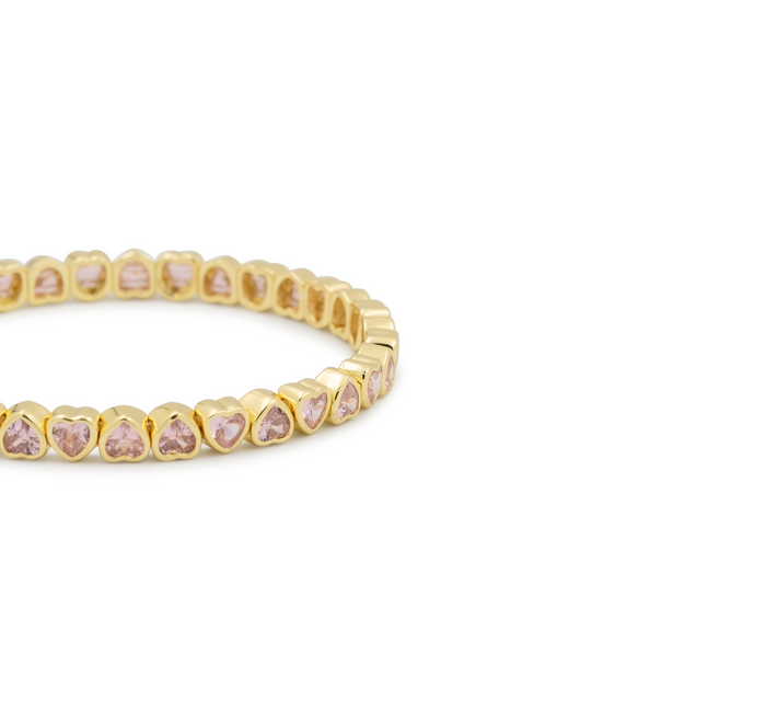 THE HEART FLEX TENNIS BRACELET