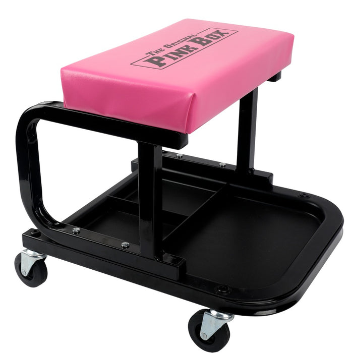 The Original Pink Box PB14MCS Mechanic's Creeper Seat, Pink