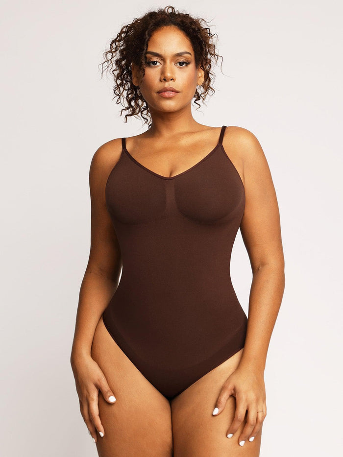 Model in Popilush® Seamless Sculpt Bodysuit, showcasing core control