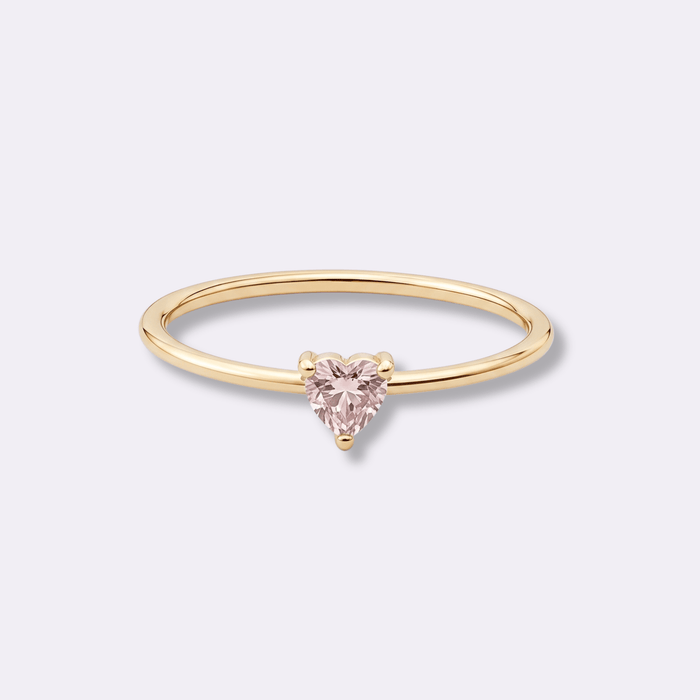 Timeless Heartstone Ring - Ornaments Co - 18K Gold Plated