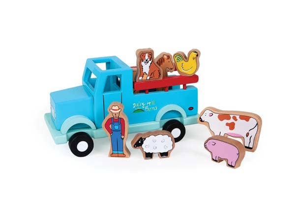 Transportation Down on the Farm Magnetic Truck - Einstein's Attic