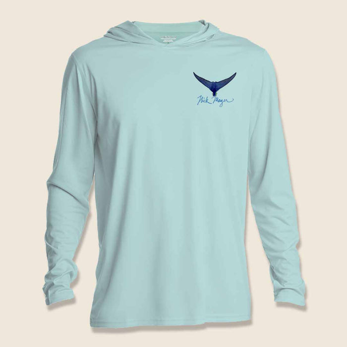 Tuna Slam UPF Sun Protective Hoody Nick Mayer Art