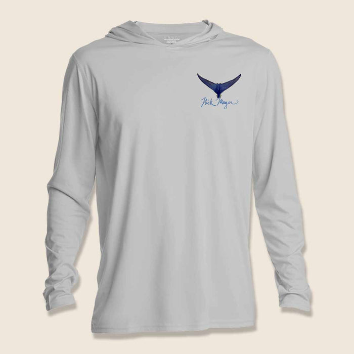 Tuna Slam UPF Sun Protective Hoody Nick Mayer Art