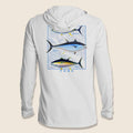 Tuna Slam UPF Sun Protective Hoody Nick Mayer Art