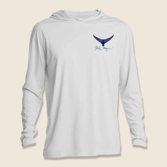 Tuna Slam UPF Sun Protective Hoody Nick Mayer Art