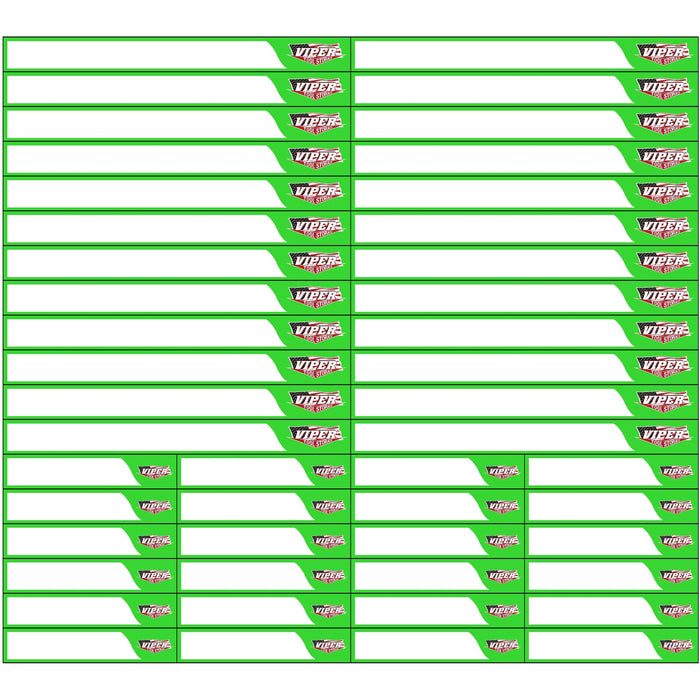 Viper Tool Storage VMLLGBLN Magnetic Toolbox Labels, Blank, Lime Green