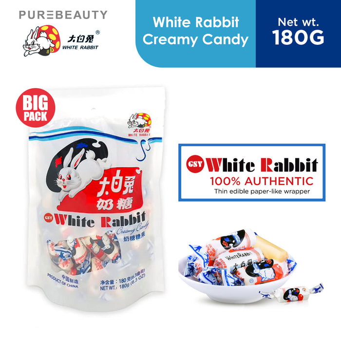 White Rabbit GSY Creamy Candy Original 180g - Trio Pack