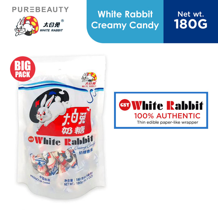 White Rabbit GSY Creamy Candy Original 180g - Trio Pack