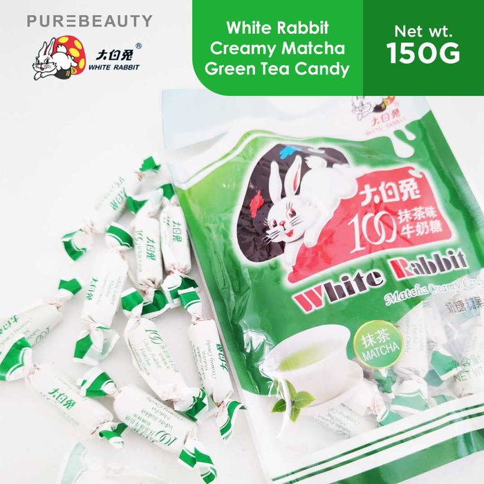 White Rabbit GSY Creamy Matcha Green Tea Candy 150g - PACK OF 3
