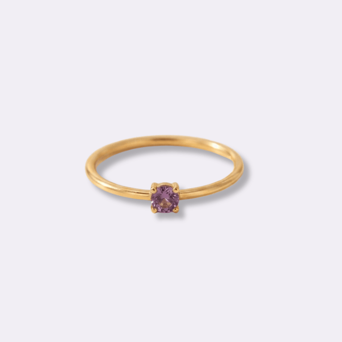 Zodiac Sparkle Ring - Ornaments Co - 18K Gold Plated