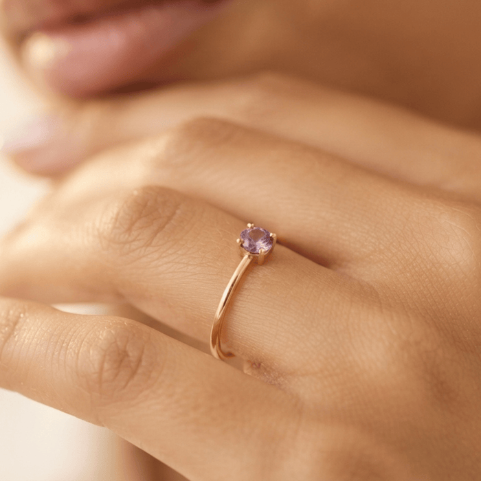 Zodiac Sparkle Ring - Ornaments Co - 18K Gold Plated