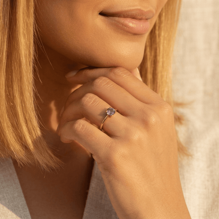 Zodiac Sparkle Ring - Ornaments Co - 18K Gold Plated