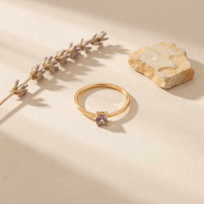 Zodiac Sparkle Ring - Ornaments Co - 18K Gold Plated